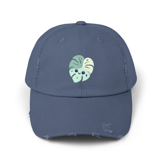 Monstera Mascot Distressed Cap