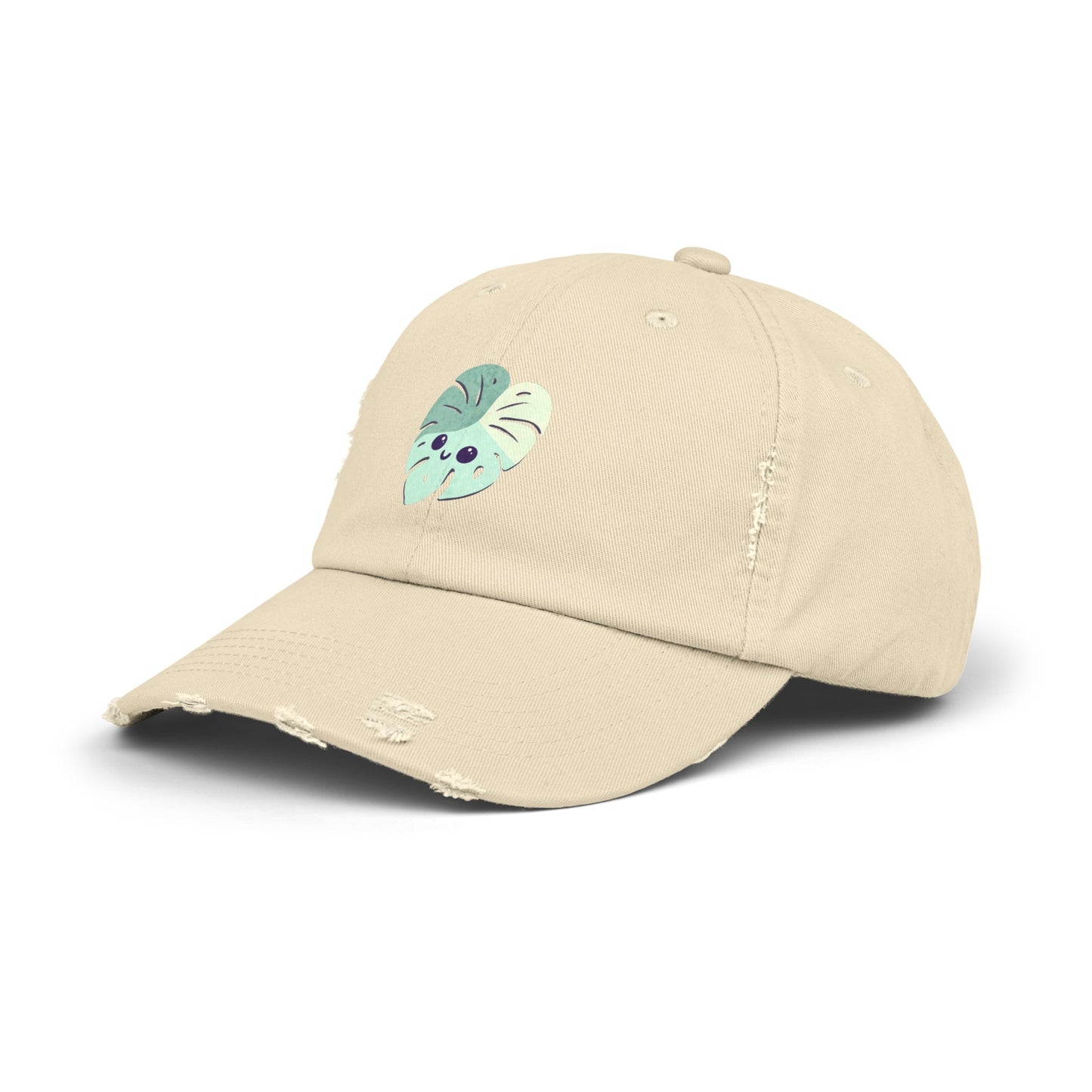 Monstera Mascot Distressed Cap