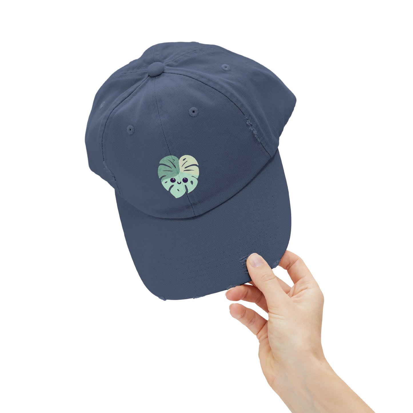 Monstera Mascot Distressed Cap